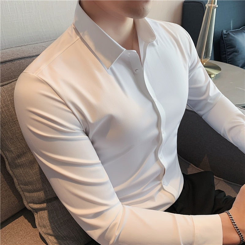 Camisa Social Lisa Softlux: Conforto e Estilo Sem Esforço