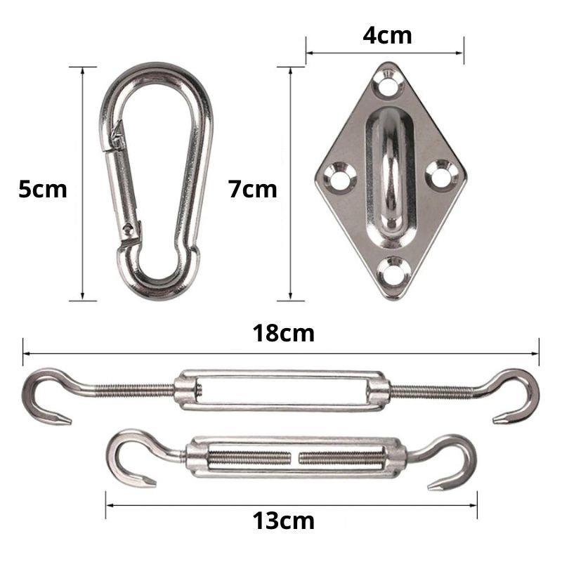 Kit de Instalação de Toldo com Esticador